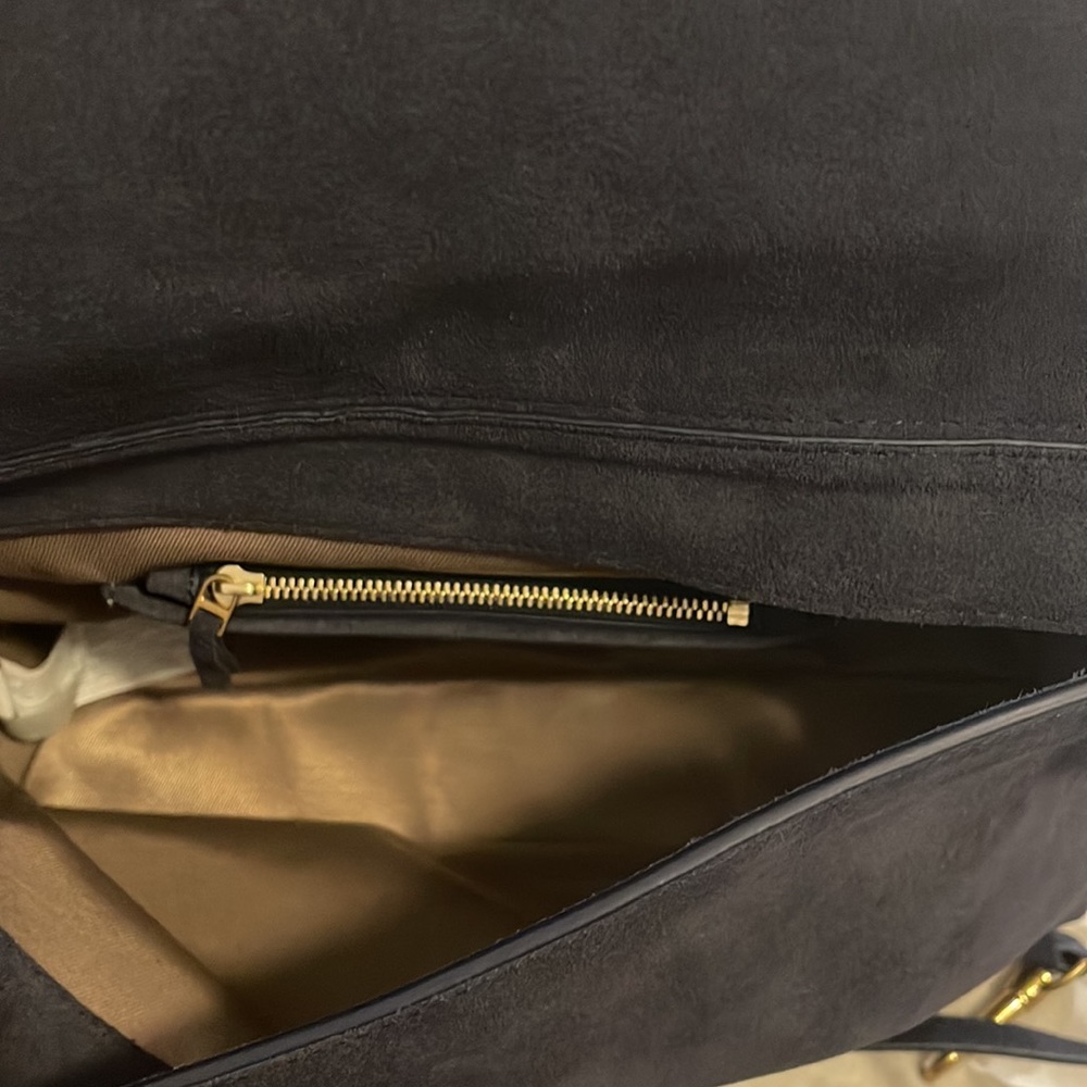 Aritzia Babaton dark Periwinkle purse with removable strap - Picture 4 of 11